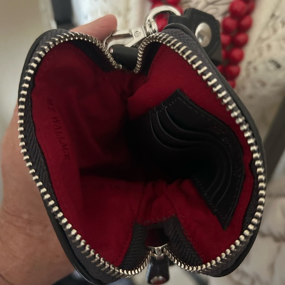 MZ Wallace Black Messenger Bag with Chain Detail - Picture 2 of 3